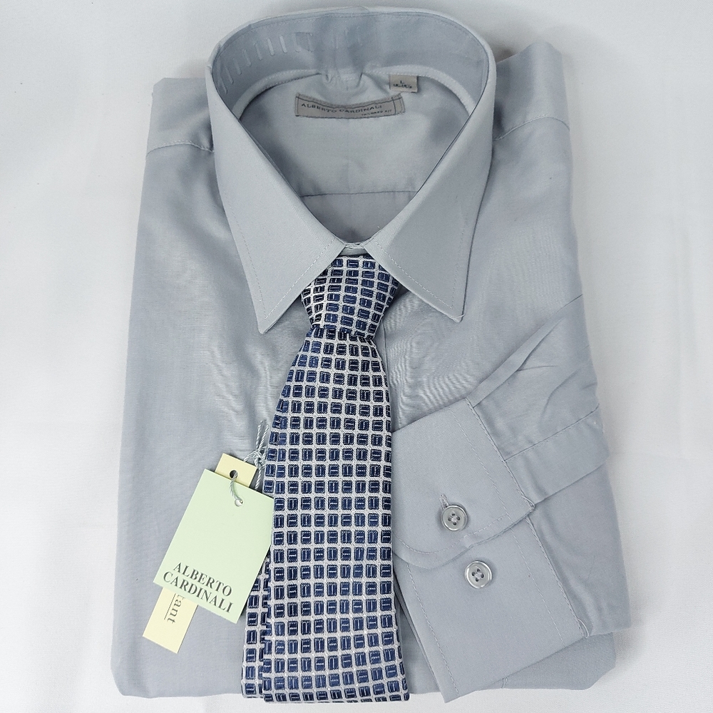 ALBERTO CARDINALI  tailore fit size large Long sleeves, color gray